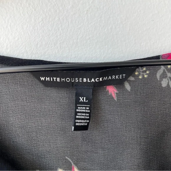 WHBM Bell-Sleeve Floral Printed Soft Dress XL - Picture 5 of 9